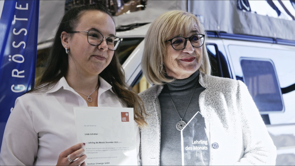 Linda Schröter ist Lehrling des Monats Dezember