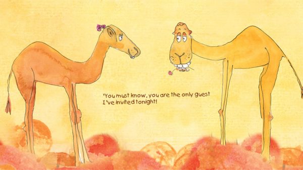 Camel-O-Shy ist ein englisches Kinderbuch von Tirolerin Sabine Petra Moser