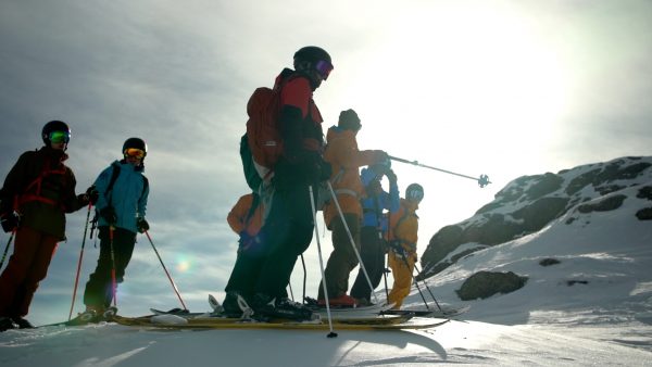 Skifahren im ungesicherten Gelände